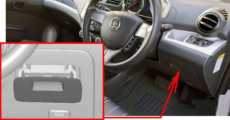 Holden-Barina-Spark-2011-2015-Passenger-Compartment-Fuse-Box-Location