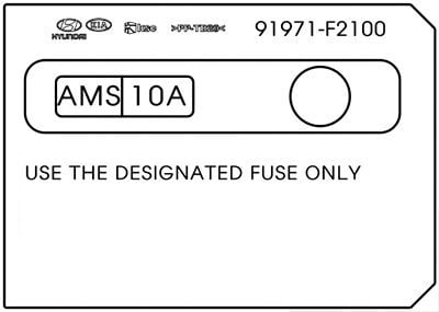Hyundai-Kona-2018-2023-Engine-Compartment-Fuse-Box-Diagram-Battery-Terminal-fig