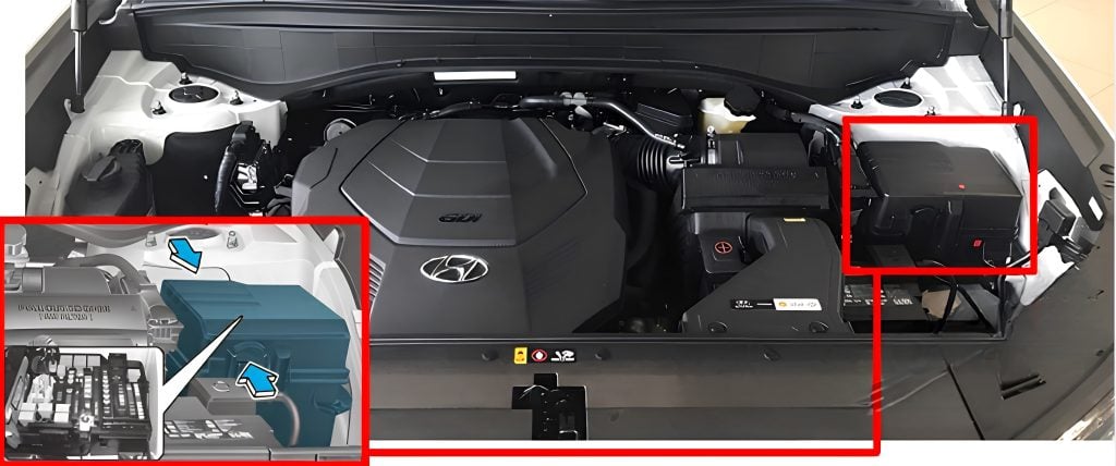 Hyundai-Palisade-2019-2025-Engine-Compartment-Fuse-Box-Location-1024x428