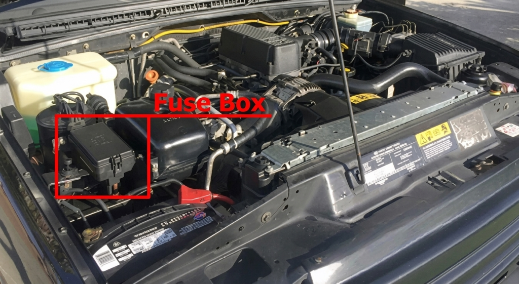 Land-Rover-Discovery-1-1989-1998-Engine-Compartment-Fuse-Box-Location