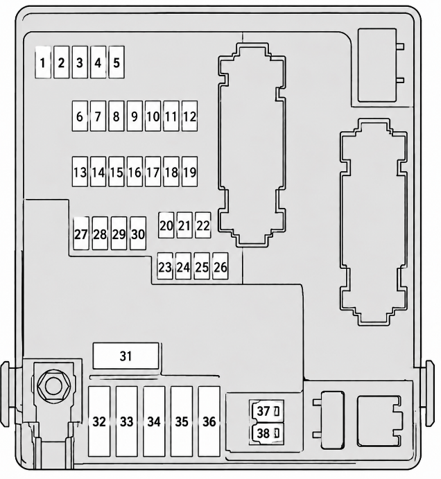 Luggage-Compartment-Fuse-Box-Diagrams-2005-2006