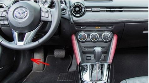 Mazda-CX-3-2015-2022-Passenger-Compartment-Fuse-Box-Location