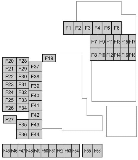 Mazda-CX-3-2022-Engine-Compartment-Fuse-Box-Diagram