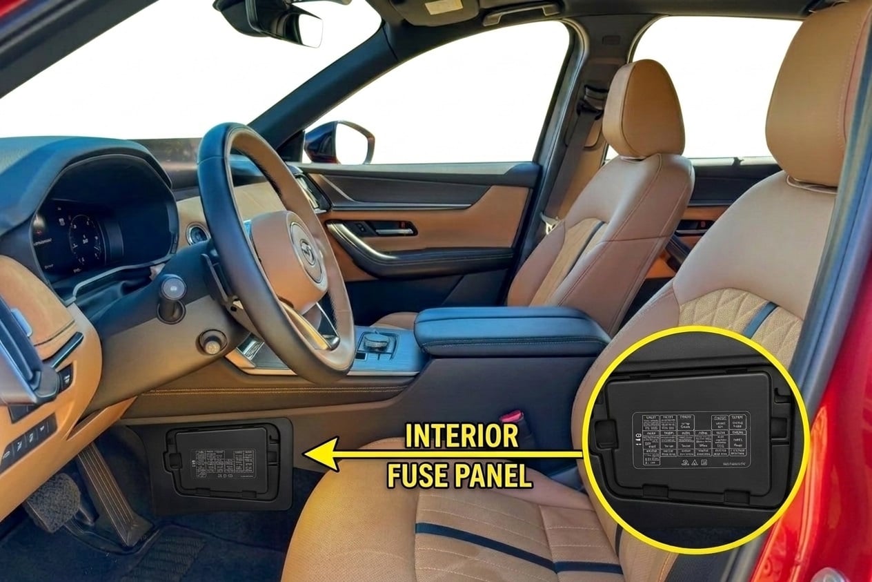 Mazda-CX-70-2025-2026-Passenger-Compartment-Fuse-Box-Location
