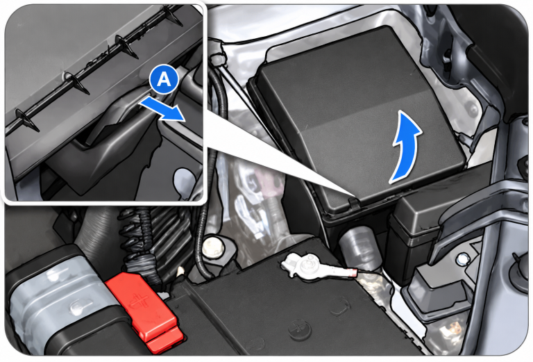 Peugeot-4007-2007-2012-Engine-Compartment-Fuse-Box-Locationn-Fig-2-768x521