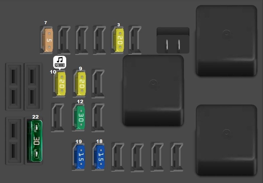 Peugeot-508-2010-2018-Passenger-Compartment-Fuse-Box-Diagram-Fig-2