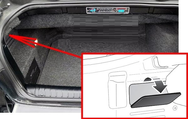 Saab-9-3-NG-2003-2011-Luggage-Compartment-Fuse-Box-Location-Convertible