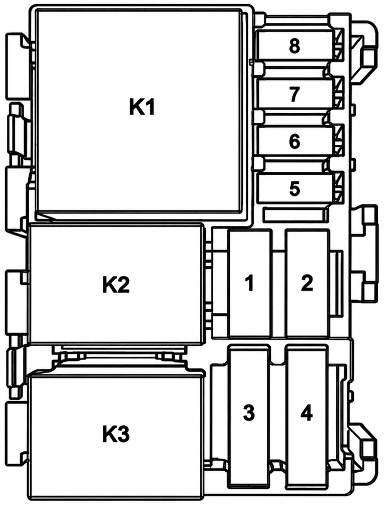 Smart-Forfour-2014-2018-Engine-Compartment-Fuse-Box-Diagram-Relay-Module