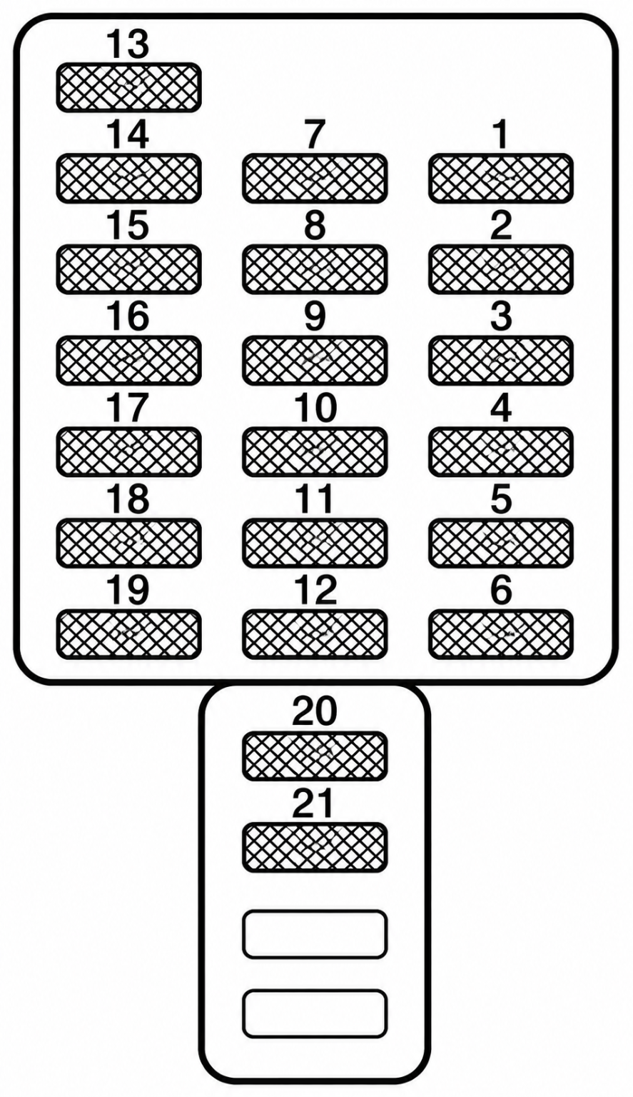 Subaru-Legacy-2000-2004-Passenger-Compartment-Fuse-Box-Diagram-3.0L