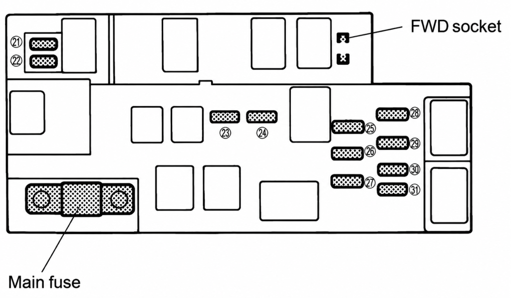 Subaru-Legacy-2000-Engine-Compartment-Fuse-Box-Diagram